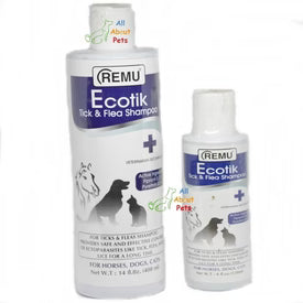 Remu Ecotik Tick & Fleas Shampoo for Dogs, Cats & Horses